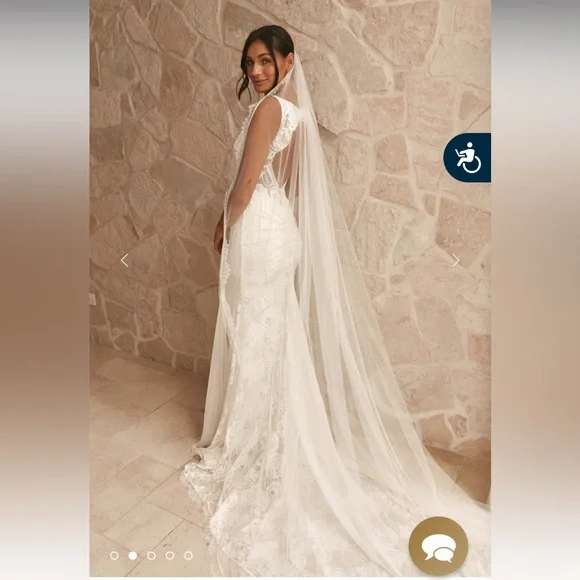 Grace Loves Lace Lumi Veil - Picture 2 of 6